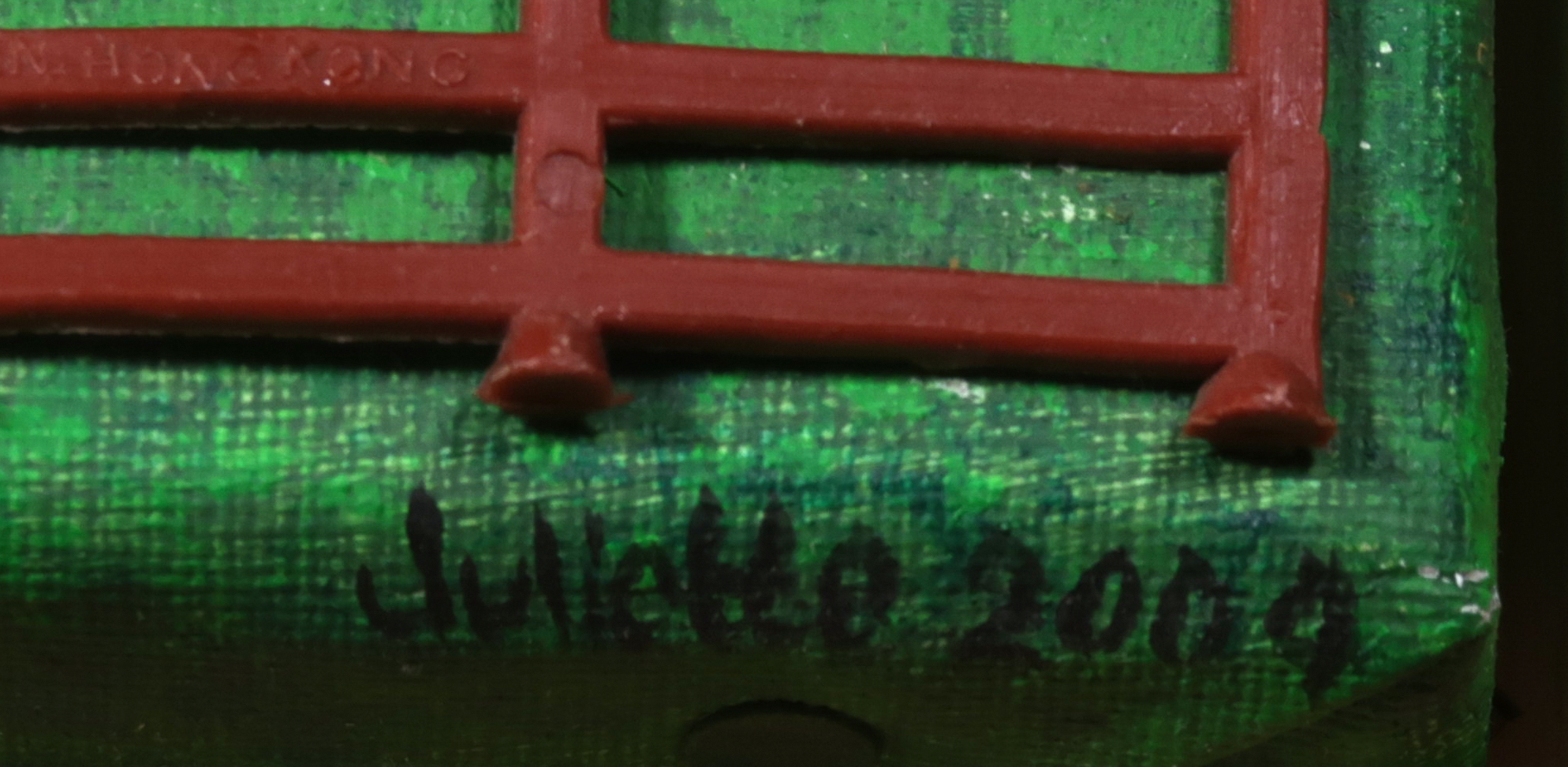 Juliette van de Walle - Gemengde techniek (acryl en collage) op doek, Ochtendgloren kopen? Bied vanaf 1!