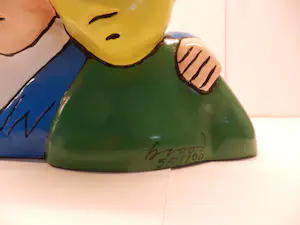 Herman Brood - Sculptuur FOR EVER----- BREED 34 CM!!!!!(GROOTSE UITVOERING) kopen? Bied vanaf 1!