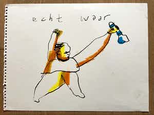 Herman Brood - Echt waar verkocht voor € 600!