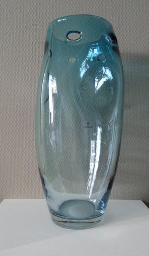 Gunther Lambert - Designer Vaas - Blauw Glas kopen? Bied vanaf 25!