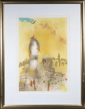 Karl Brandstatter - Ets en aquatint, Marokko I - Ingelijst kopen? Bied vanaf 1!