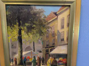Buy Chris de Bruijn - " Dagje Markt"? Bid from 300!