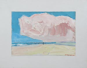 Paul Overhaus - Acryl op canvas, Rose Wolk kopen? Bied vanaf 1!