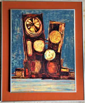 Eric Verhal - Abstracte compostie verkocht voor € 69!