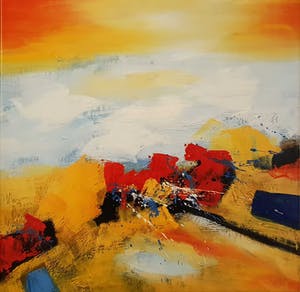 Han Teng - Colored landscape kopen? Bied vanaf 75!