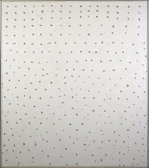 Niet of onleesbaar gesigneerd - Olieverf op doek, Kompositie - Ingelijst (Zeer groot) kopen? Bied vanaf 10!