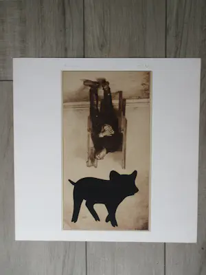 Ossip - Varken en figuur - Digitale print kopen? Bied vanaf 60!