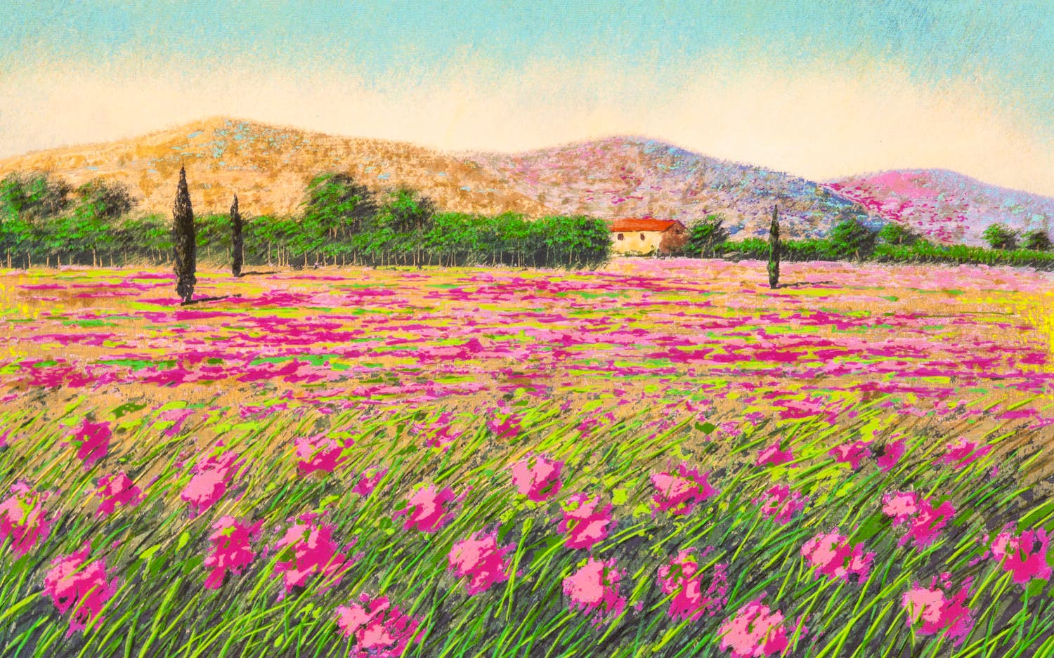 Mario Soave - Bloemenveld kopen? Bied vanaf 40!