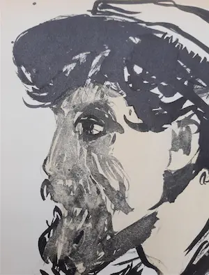 Kees van Dongen - Twee Pochoirs - “Potrait d`homme“ en “Tête de femme“ kopen? Bied vanaf 185!