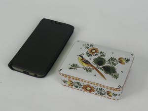 Curiosa - Delfts Holland G.S. bakje met deksel kopen? Bied vanaf 1!