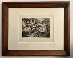 Hans van Draanen - Eigen druk, ets 1965 verkauft für € 125!