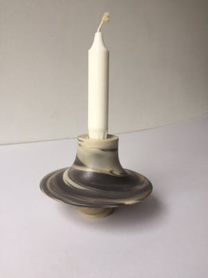 Rosenthal - Ufo kandelaar van Queensberry marble, zeldzaam kopen? Bied vanaf 45!