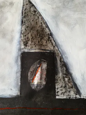 Guillaume Le Roy - Groot olieverf op papier "zeilboot" - 1986 - gesigneerd - Bijzonder! kopen? Bied vanaf 89!