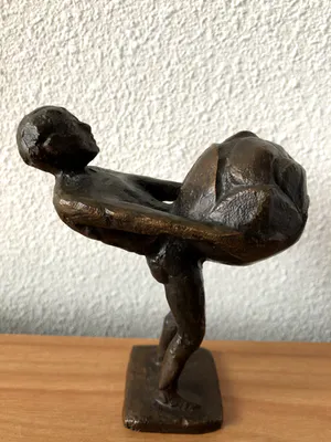 Jan Kip - Bronzen beeld - Boeskoolmenneke Oldenzaal. LAATSTE KANS !!!!!!!!!!!!!!!!!!!!!! kopen? Bied vanaf 35!