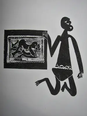 Helmut Andreas Paul Grieshaber - " ENGEL der PSYCHIATRIE " 7 HOLZSCHNITTE kopen? Bied vanaf 200!