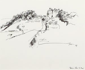 Piet Snoeren - Pentekening, Roussillon kopen? Bied vanaf 1!