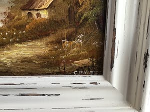 Niet of onleesbaar gesigneerd - Huisje in bos. kopen? Bied vanaf 1!