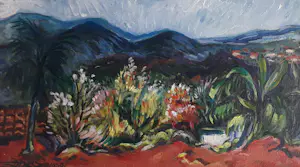 Jacques Mels - Kleurrijk landschap Pirituba in Brazilië kopen? Bied vanaf 50!