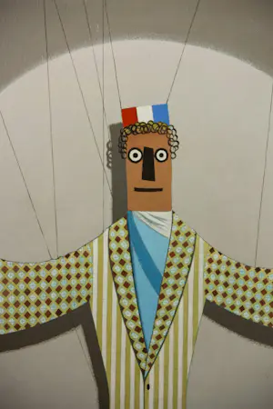 Kees Balvers - Acryl op doek, Marionet - Ingelijst kopen? Bied vanaf 100!