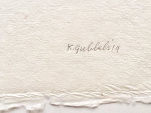 Klaas Gubbels - houtdruk ‘Blauwe Kan’ - oplage 16 ex. kopen? Bied vanaf 475!