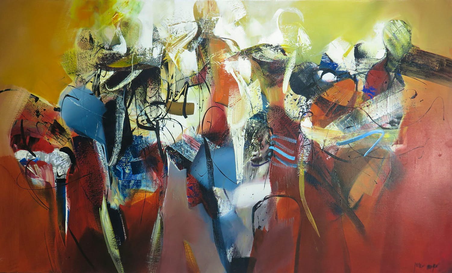 Peter Meijer - Acryl op doek, Priapus (Zeer Groot) kopen? Bied vanaf 450!