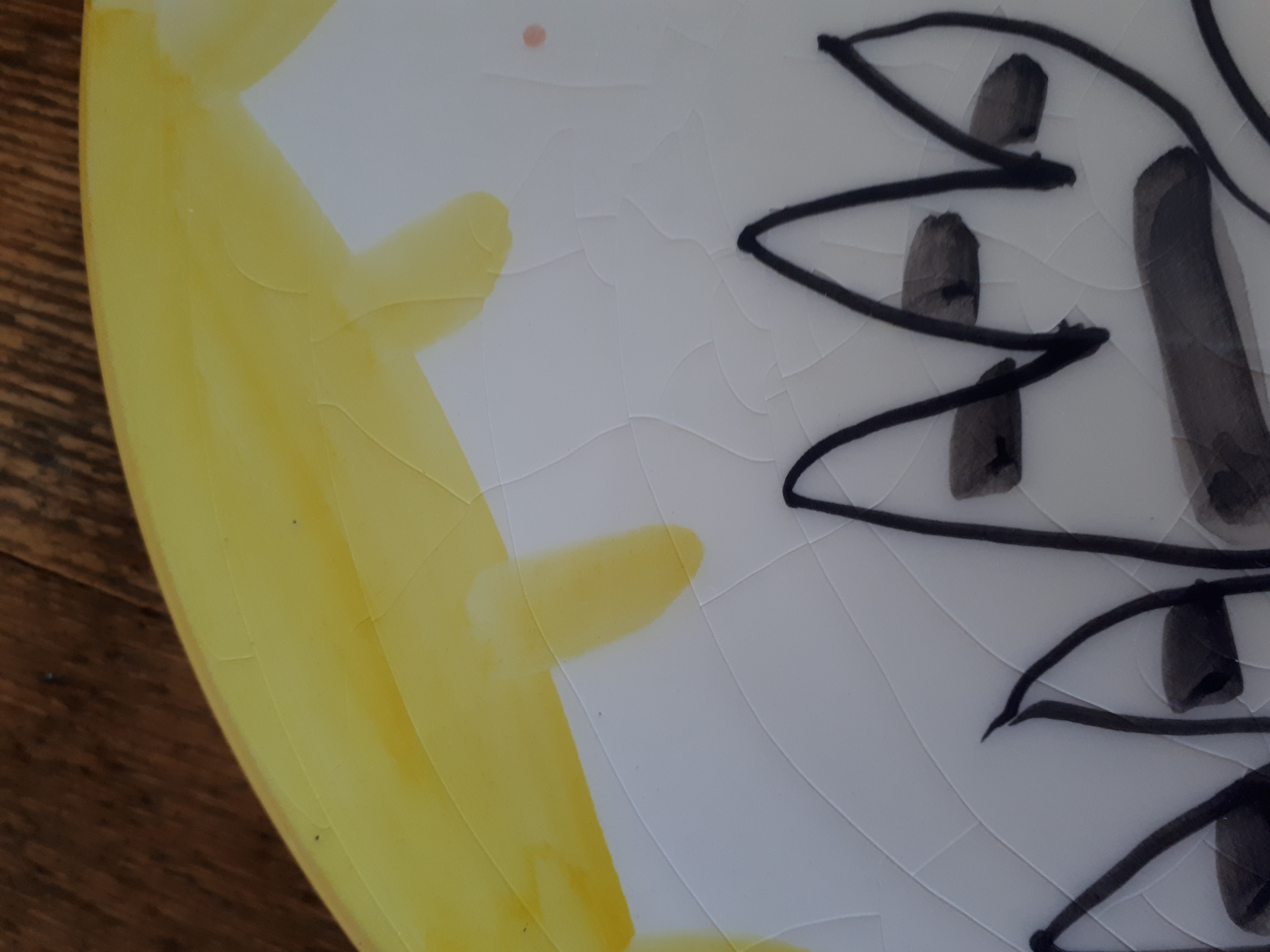 Niet of onleesbaar gesigneerd - 2 borden met vogelmotief -> zie foto's kopen? Bied vanaf 1!