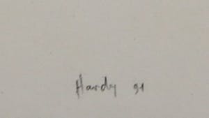 Philippe Hardy - Pastelkrijt, Abstracte compositie - Ingelijst kopen? Bied vanaf 70!