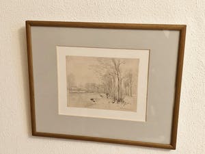Max Liebermann - Wandelaar langs rivier kopen? Bied vanaf 100!