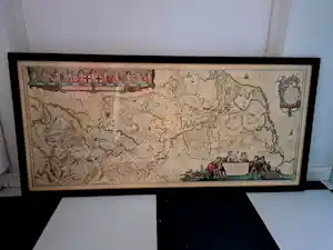 Joan Blaeu - Verloop rivier de rijn verkauft für € 60!