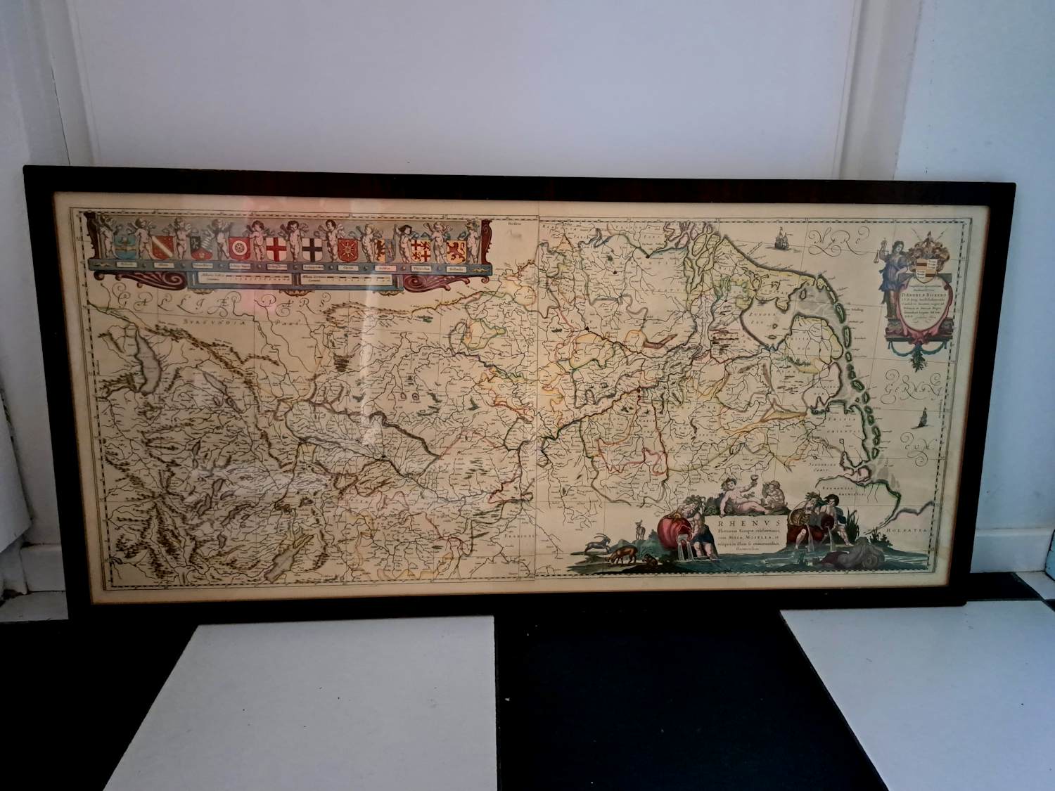 Joan Blaeu - Verloop rivier de rijn kopen? Bied vanaf 50!