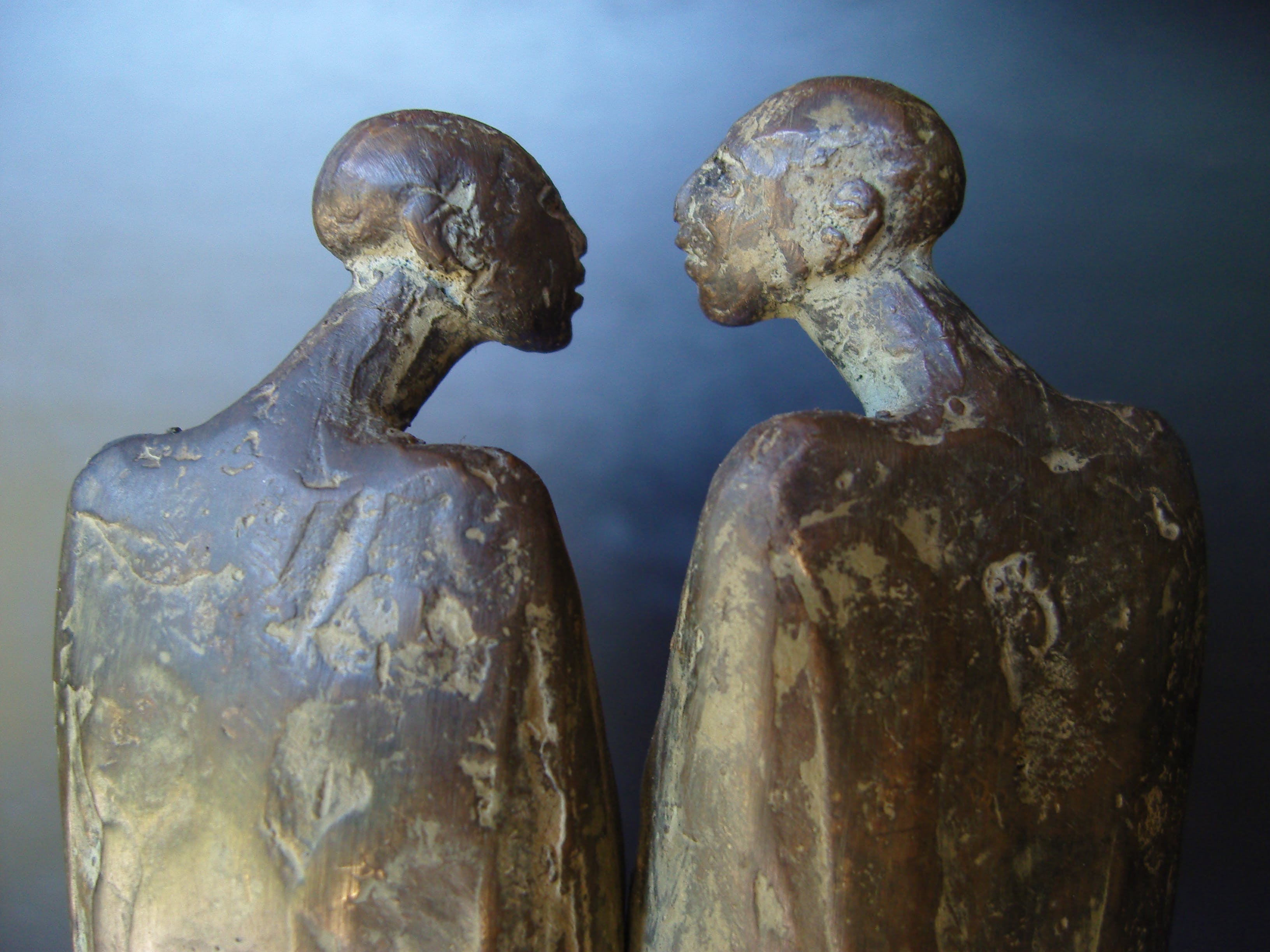 Tjikkie Kreuger - Brons "Conversatie" kopen? Bied vanaf 425!