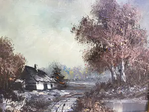 Henner Knauf - Drie kleine landschapjes. kopen? Bied vanaf 15!