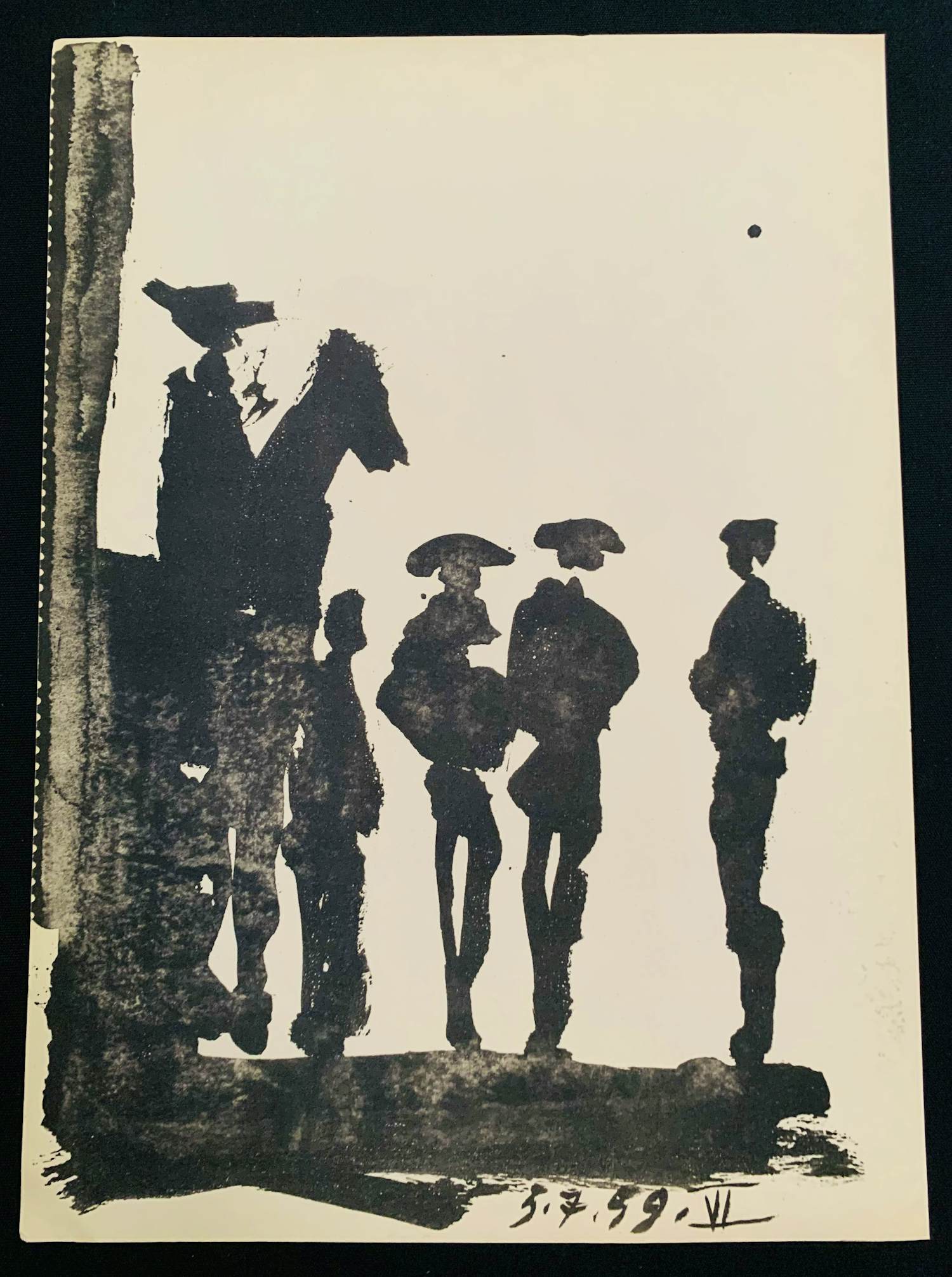 Pablo Picasso - "Toros y Toreros, Bullfighters". verkocht voor € 50!