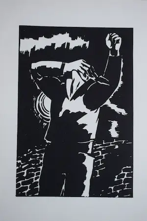 AcheterFrans Masereel - Houtgravure - Désespoir? Enchérissez de 75!