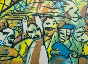 Herman Brood - Arena (Ajax) - gesigneerd - 500 ex - ingelijst kopen? Bied vanaf 235!