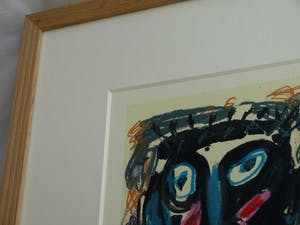 Kees Salentijn - Ingelijste litho , Hoofd kopen? Bied vanaf 40!