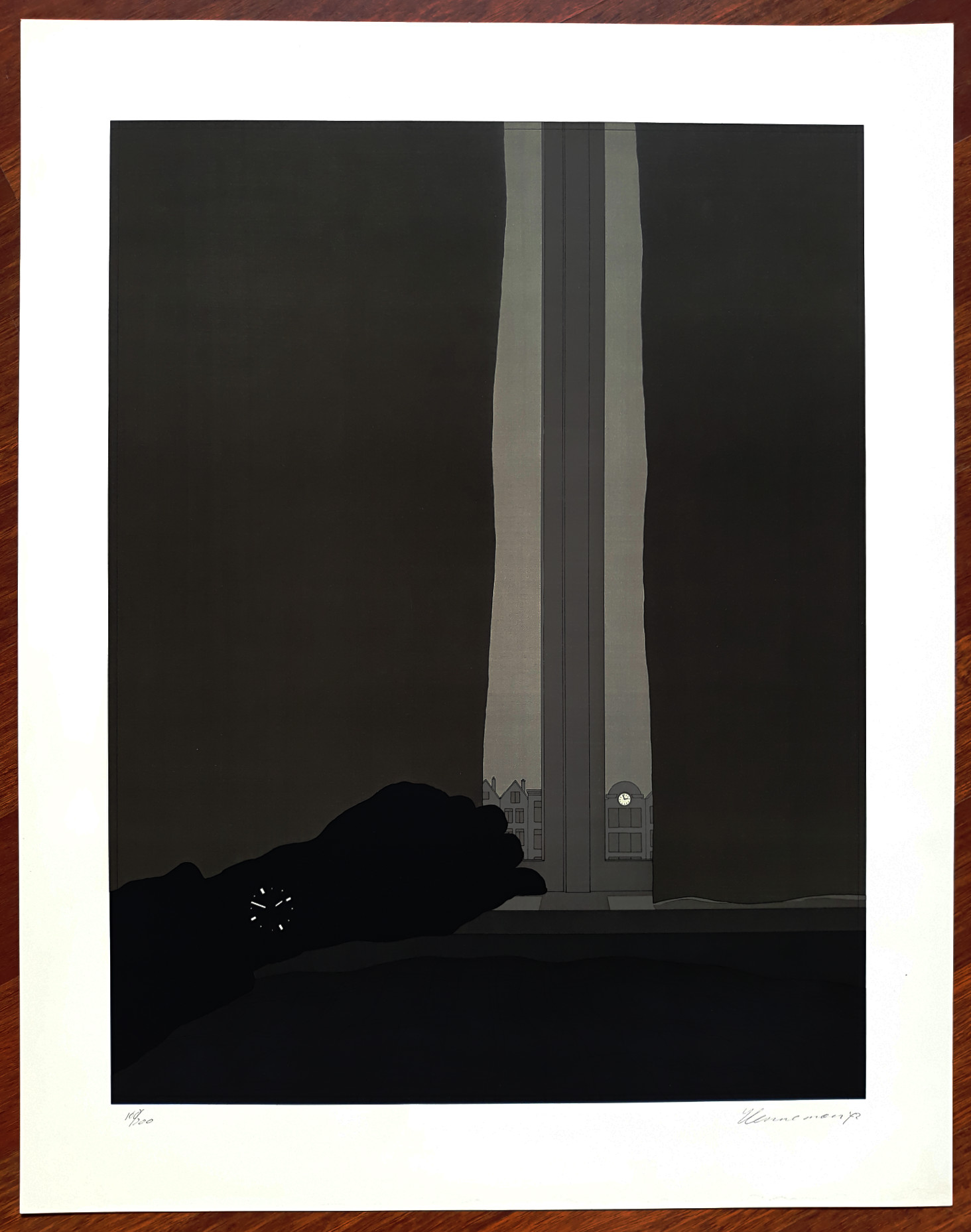 Jeroen Henneman - oClock at Night, litho kopen? Bied vanaf 275!