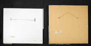 Menno Meijer - Lot van twee 3d-geometrisch-abstracte werken in gemengde techniek (verf, metaal) kopen? Bied vanaf 50!