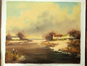 Toon Wildeboer - winterlandschap verkocht voor € 25!