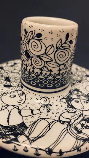 Bjorn Wiinblad - kaarsenstandaard voor één kaars kopen? Bied vanaf 25!