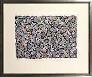 Jan Wolkers - Zeefdruk, Winterbeelden II - Ingelijst verkocht voor € 180!