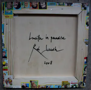 Rob Scholte - Collage op paneel: Lucifer in Paradise - 2008 kopen? Bied vanaf 250!