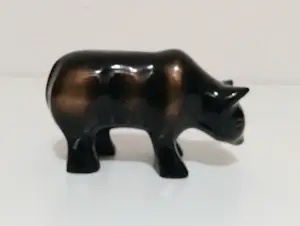 Brons (Onbekend) - gepatineerd beeld van een beer, abstract kopen? Bied vanaf 49!