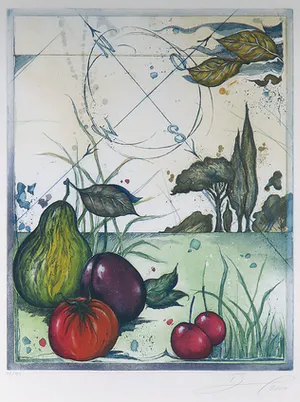 Rüdiger Brassel - Ets/Aquatint, Zonder Titel - Ingelijst kopen? Bied vanaf 1!