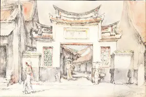 Willem Gerard Hofker - 2 Litho's uit het oude Indië kopen? Bied vanaf 25!