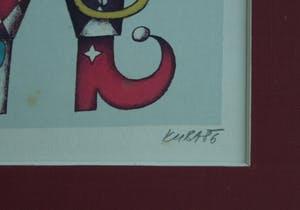 Jakub Krejci - Litho , Nar met trompet – 1986 kopen? Bied vanaf 20!