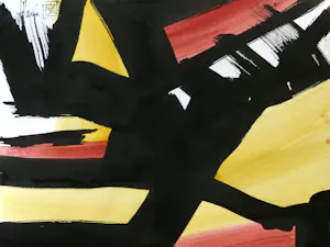 Jean-Jacques Marie - Lot de 3 créations abstraites à l'encre et acrylique kopen? Bied vanaf 160!