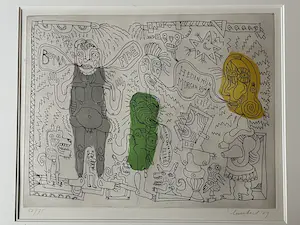 Lucebert - KLEURENETS/AQUATINT “HEDEN MIJN, MORGEN DIJN. kopen? Bied vanaf 222!