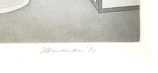 Jeroen Henneman - Kleurenlitho, Zwemmende goudvissen kopen? Bied vanaf 80!