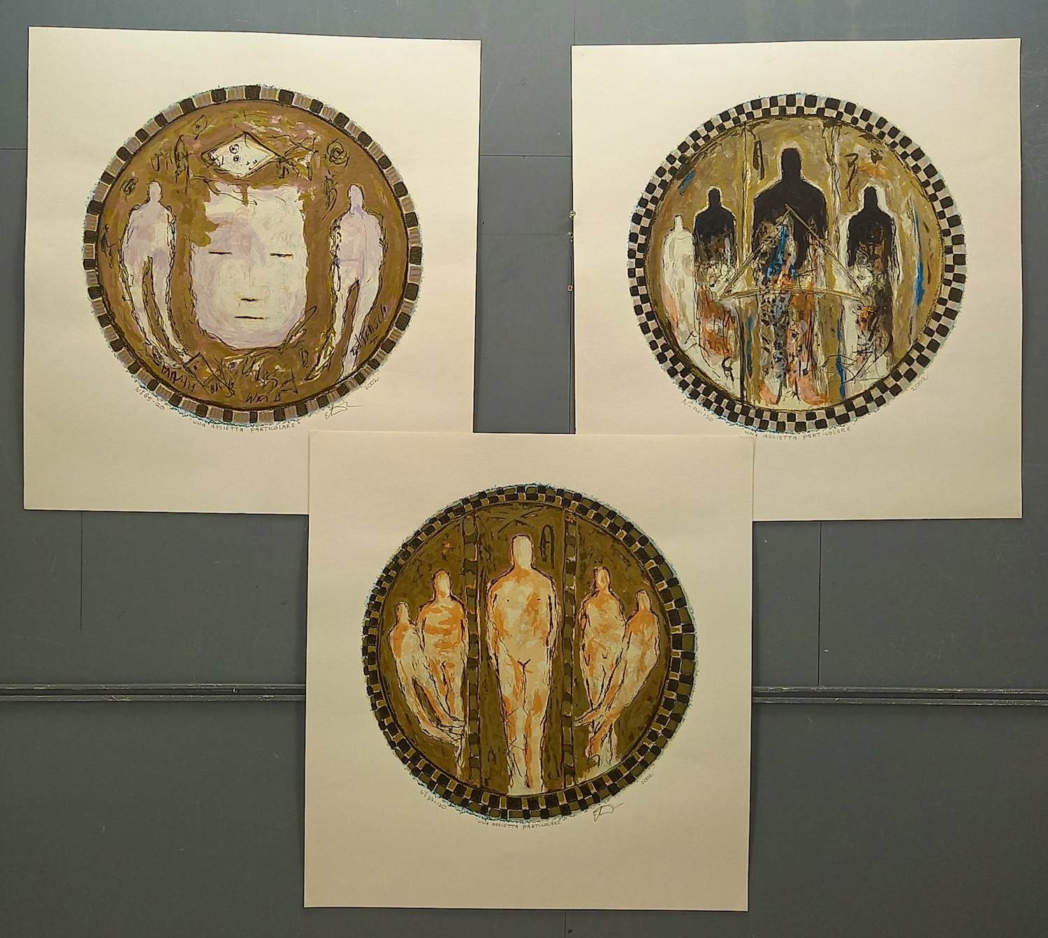 Eric Toebosch - Una Assietta Particolare Lot van 3 zeefdrukken kopen? Bied vanaf 45!